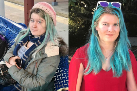 Na foto, Emily Normandin-Parker, de 23 anos