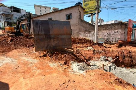 Obra da Copasa é concluída após 18 dias • Copasa/ Divulgação