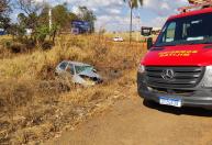 Acidente entre dois carros deixa um morto e quatro feridos na BR-354, em Lagoa Formosa