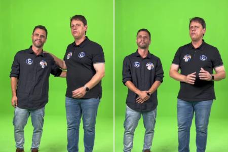 Cleitinho Azevedo e Tarcísio de Freitas