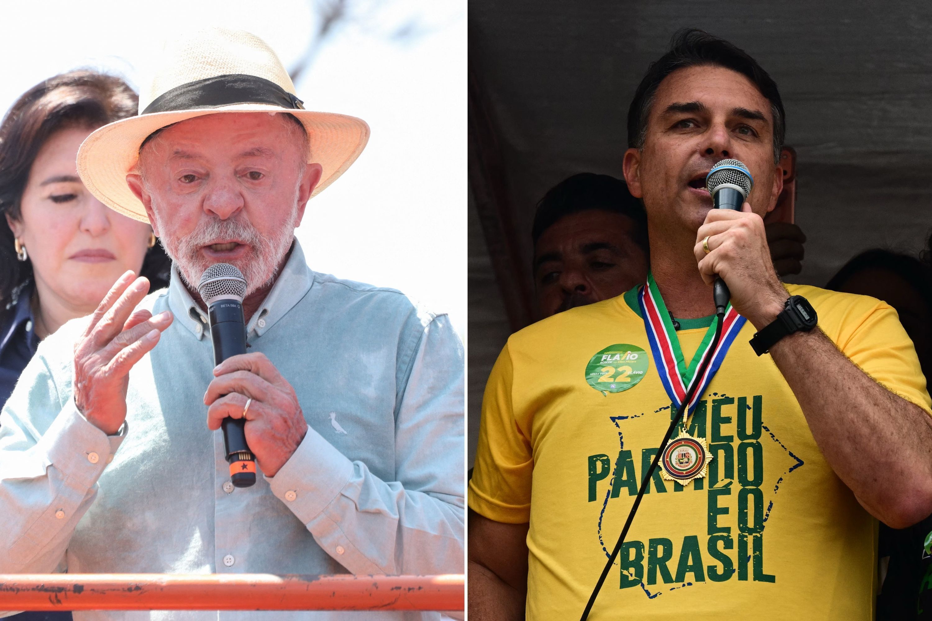 A briga entre Lula e Flávio nos maiores colégios eleitorais a uma semana do 1º turno