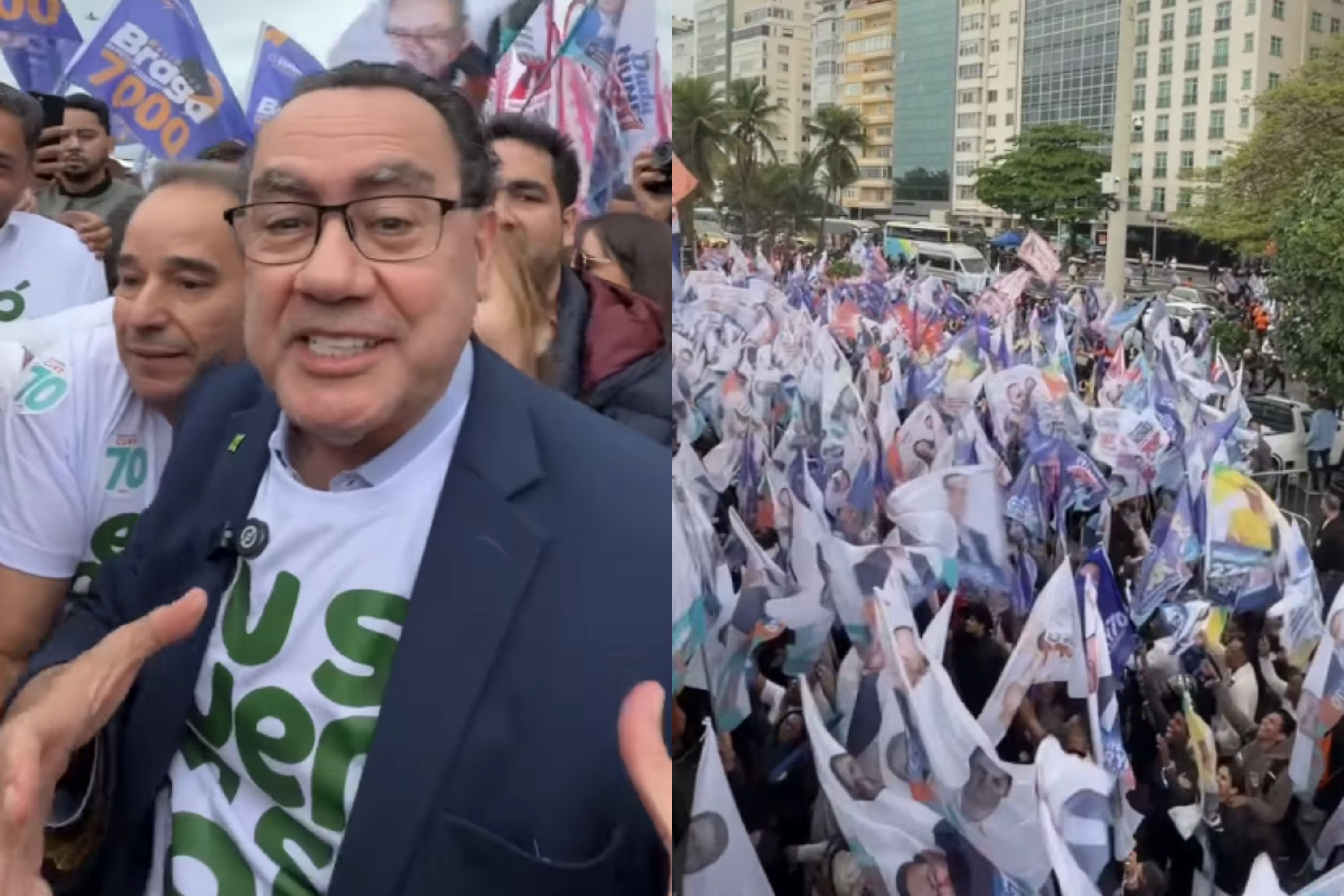 Em Copacabana, Cury diz que país precisa de ‘pacificação’ e faz aceno a André Mendonça
