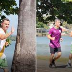 Vídeo: Cleitinho corre na Lagoa da Pampulha com o irmão durante a campanha