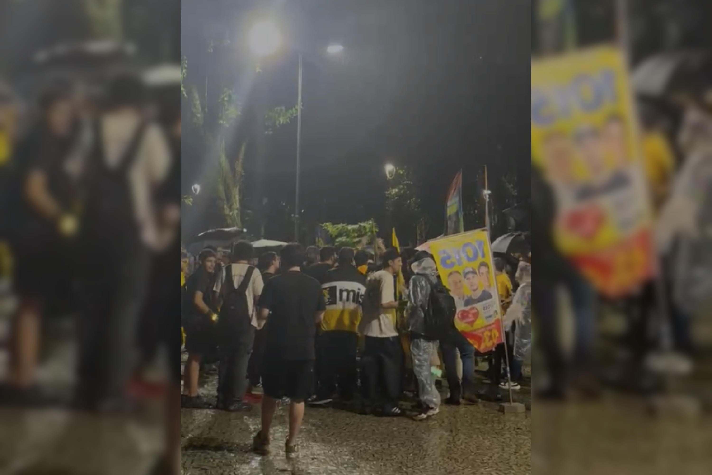 Ato de Renan Santos tem princípio de confusão com eleitores de Flávio em Juiz de Fora