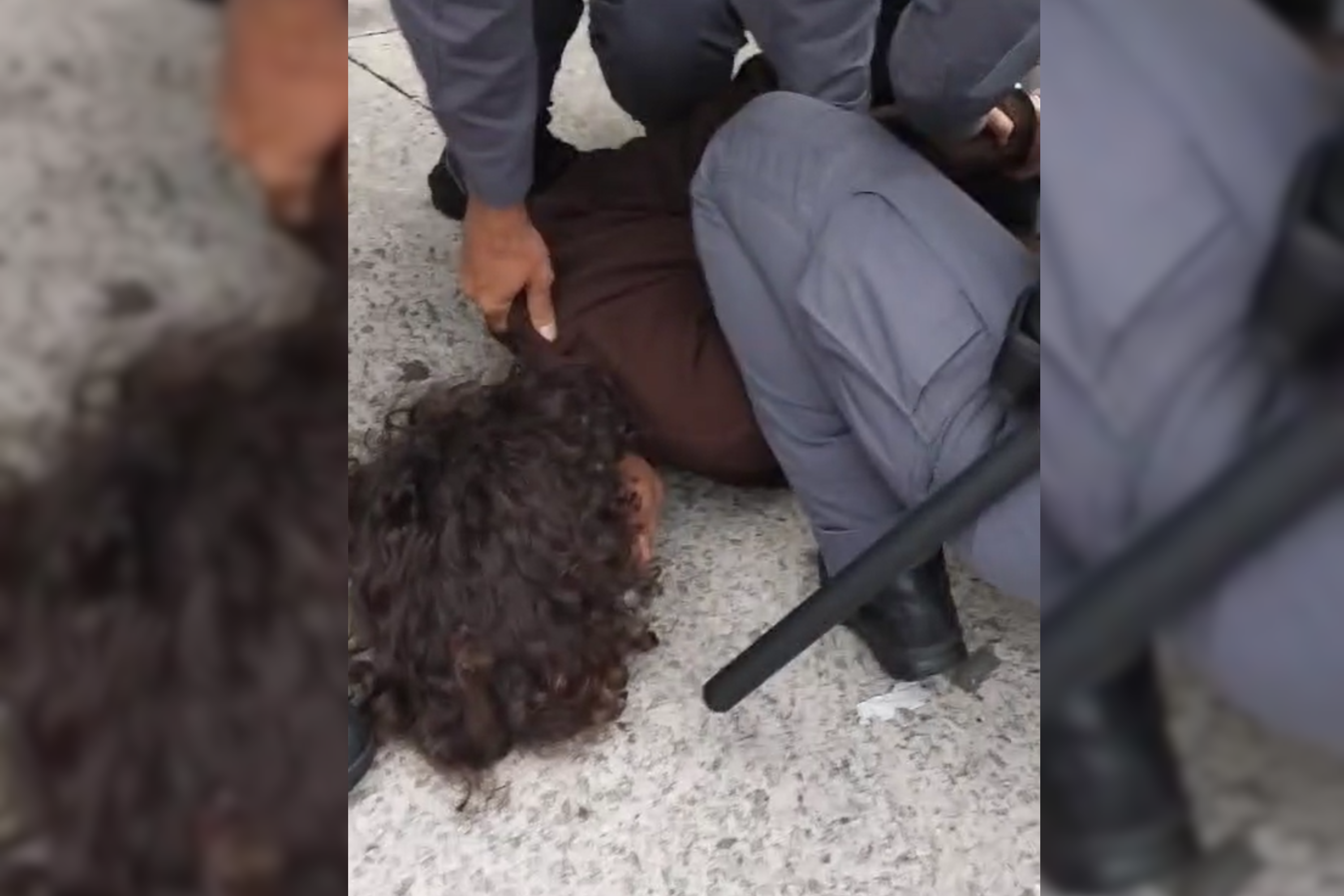 Apoiadora do PSOL é imobilizada e detida por PMs durante panfletagem em São Paulo
