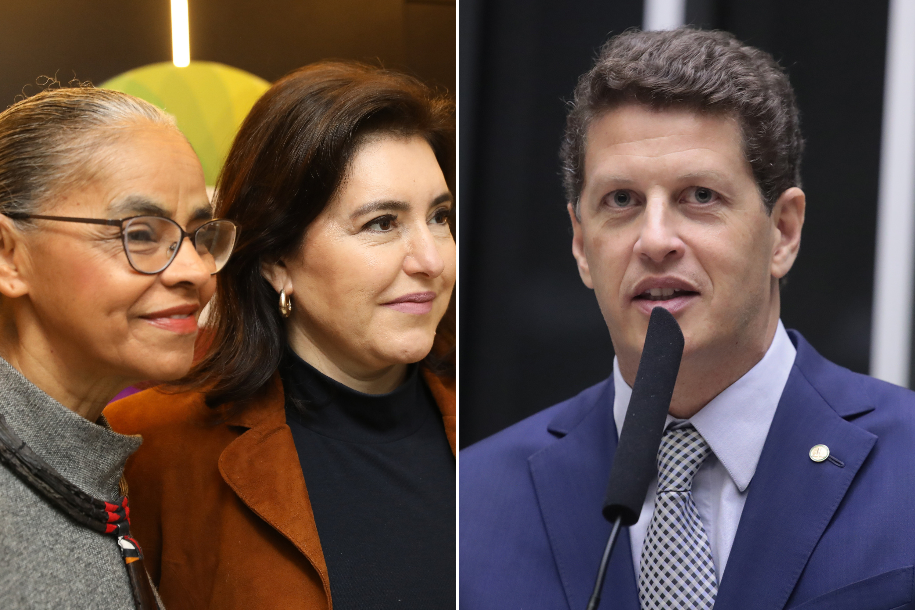 Marina e Tebet criticam desistência de Salles ao Senado em São Paulo