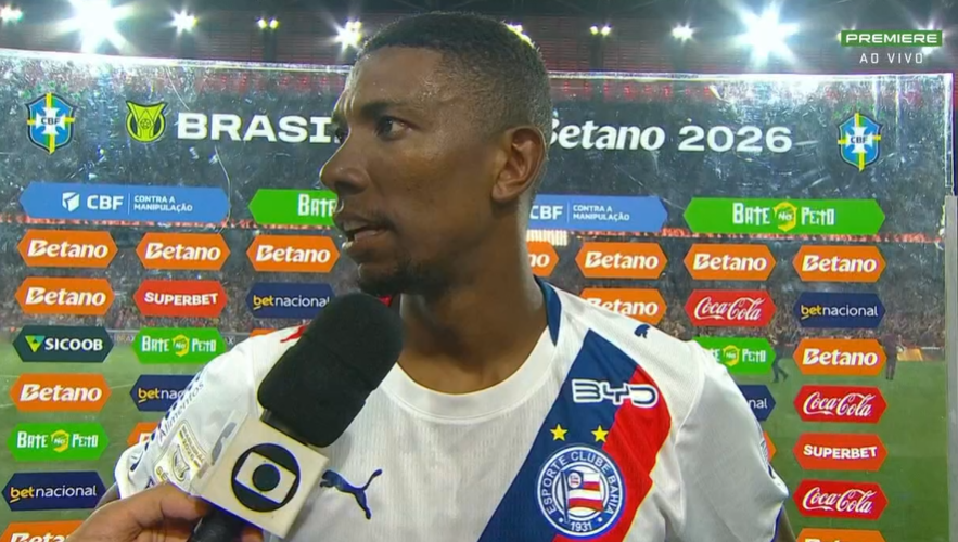 Zagueiro do Bahia analisa confronto com o Athletico e lamenta fim de invencibilidade no Brasileiro