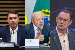 Pesquisa Quaest: no 1º turno, Lula tem 36%; Flávio, 29%; e Cury, 8%