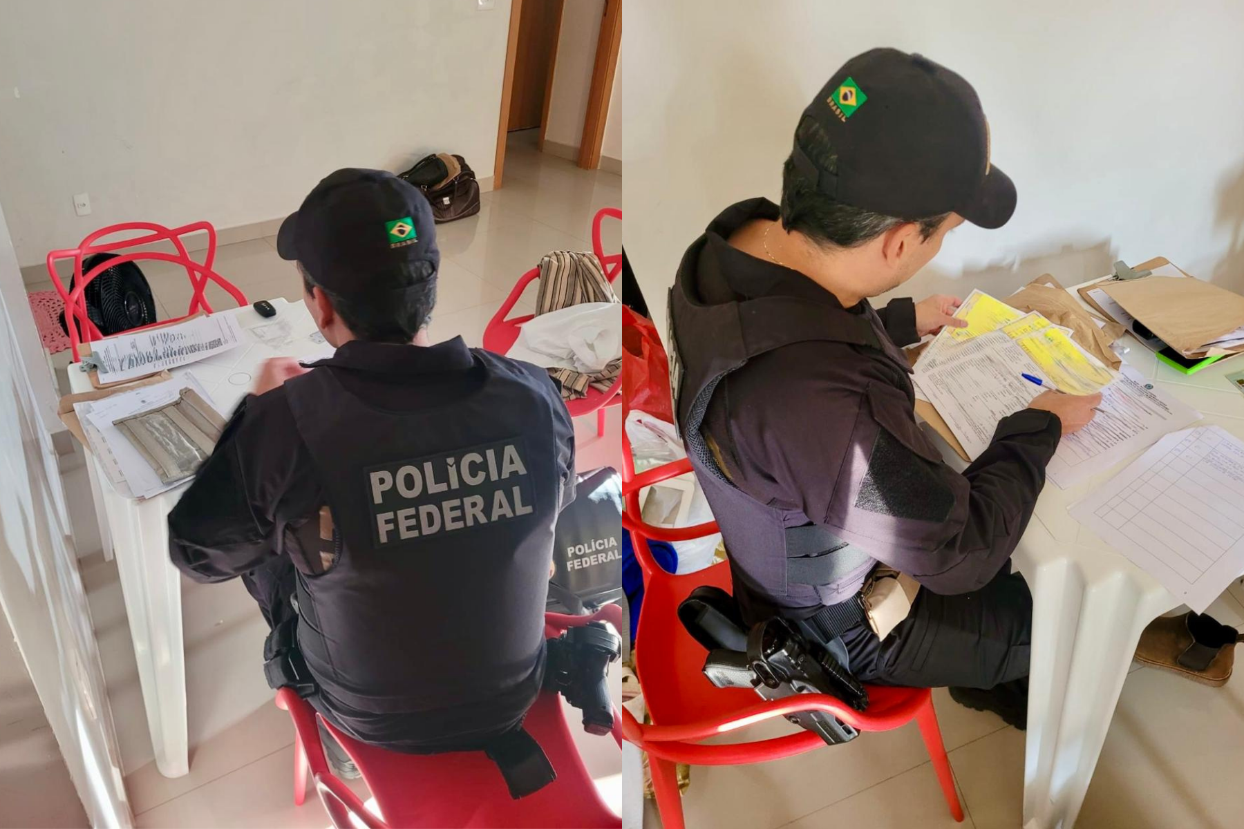 Operação da PF apreende celulares, documentos e arma em Taiobeiras e Montes Claros