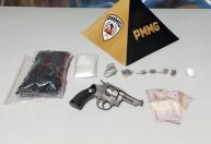 PM prende dois homens por porte ilegal de arma e mulher por tráfico em Ipatinga
