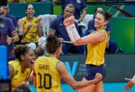 Brasil vence Colômbia em duelo direto no Sul-Americano Feminino de Vôlei