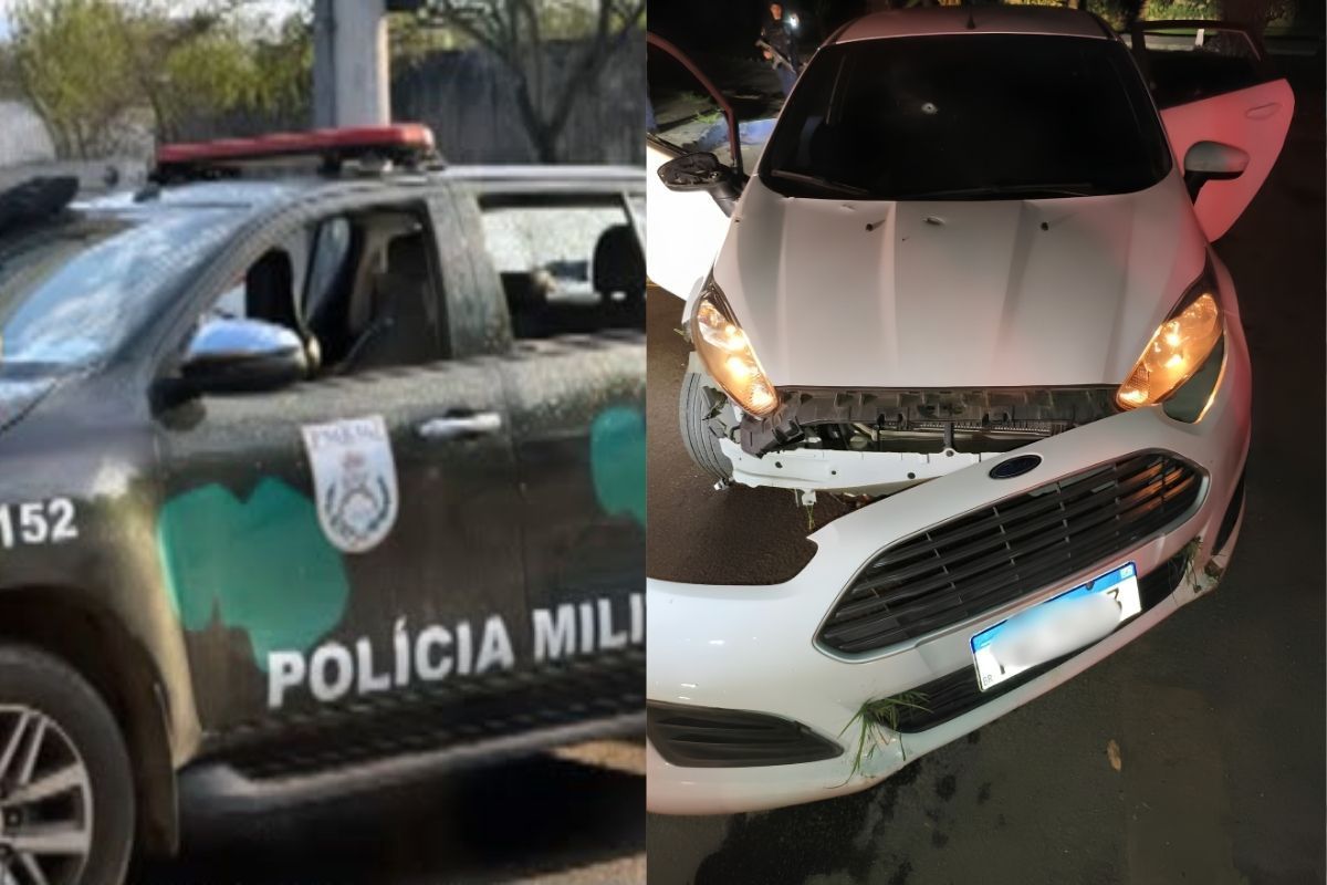 Bandidos roubam viatura da PM no Rio de Janeiro