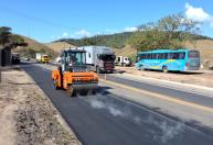 Trechos da BR-381 no Vale do Aço recebem intervenções esta semana