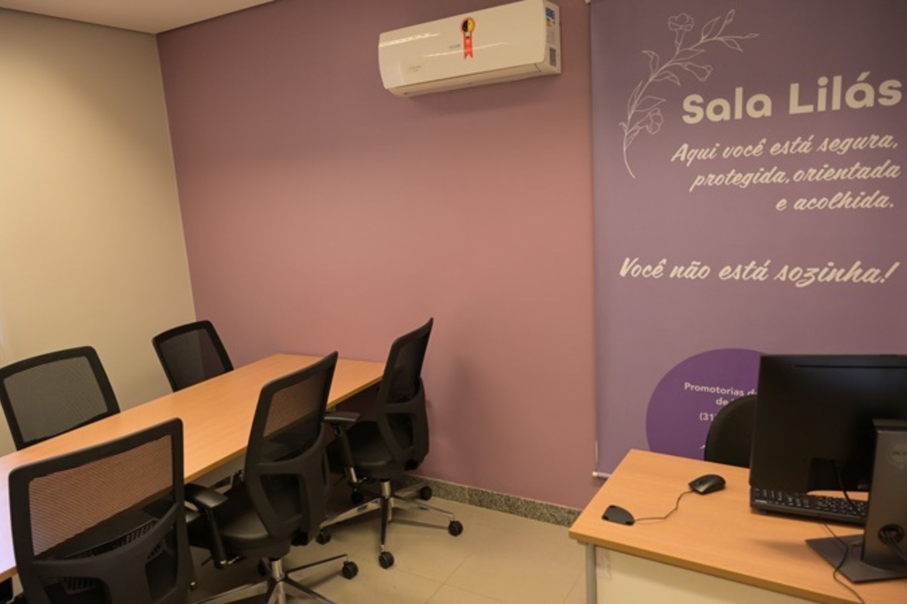 MPMG instala espaço dedicado ao atendimento de mulheres vítimas de violência, em Viçosa