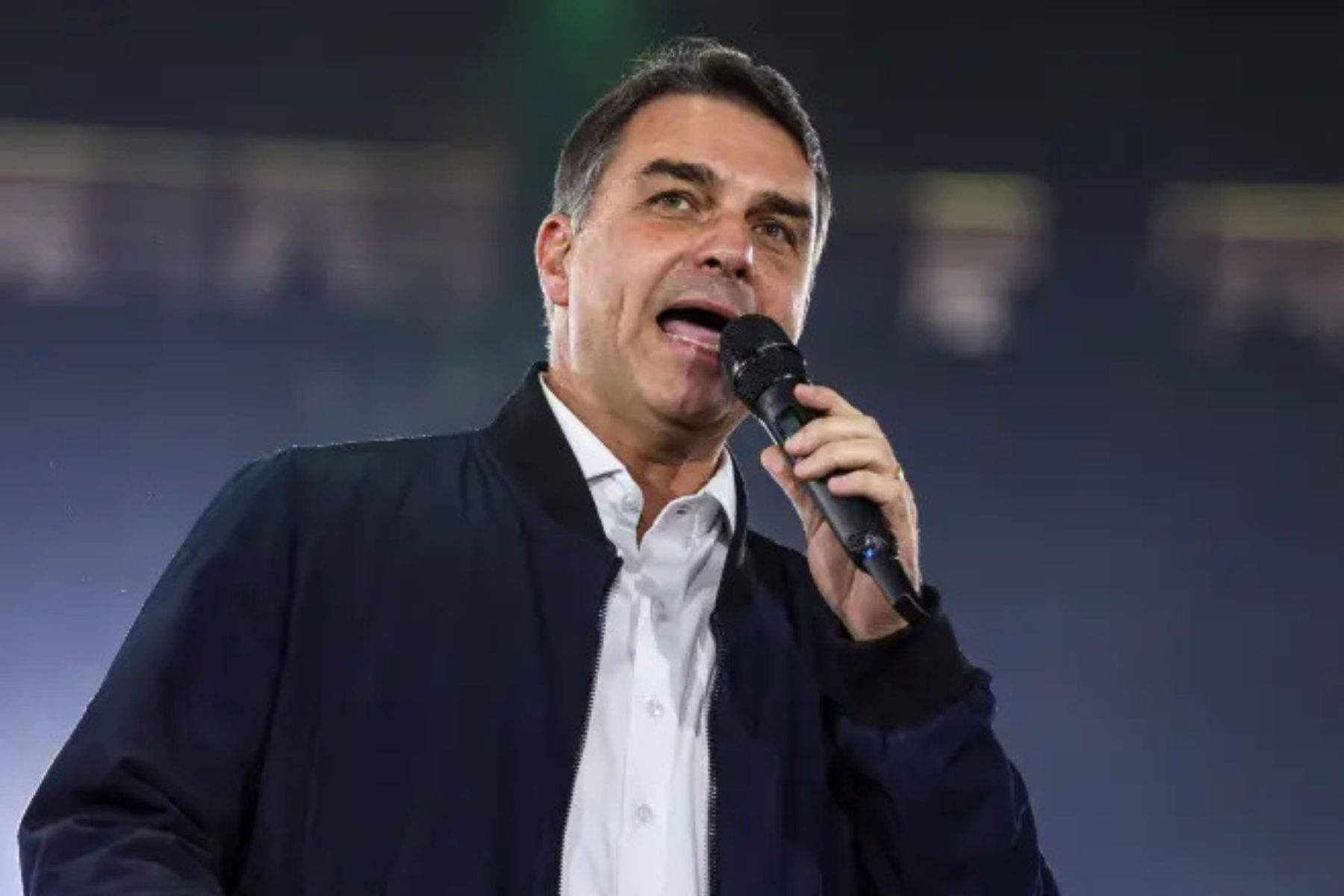 Flávio Bolsonaro cumpre agenda em Juiz de Fora, nesta quarta-feira