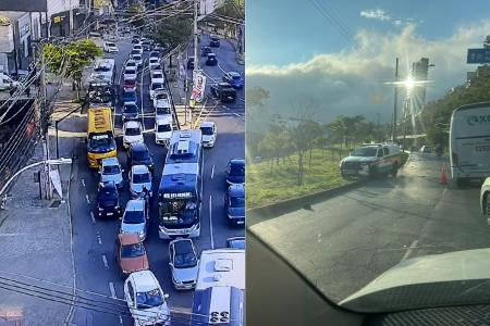 Apesar da gravidade do impacto, ninguém se feriu
