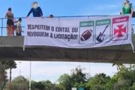 Torcida do Vasco protesta e pede liberação do Maracanã para Sul Americana