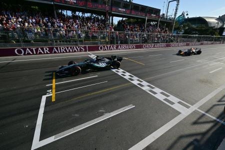Russell venceu Verstappen por 0.1 segundo em Baku