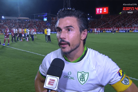 Willian Bigode, atacante do América, em entrevista à ESPN