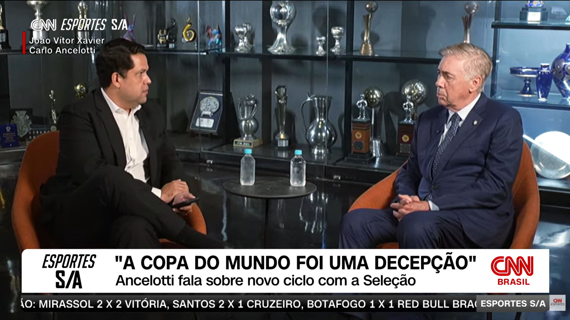 'Decepção': Ancelotti volta a avaliar eliminação do Brasil na Copa do Mundo