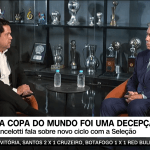 'Decepção': Ancelotti volta a avaliar eliminação do Brasil na Copa do Mundo