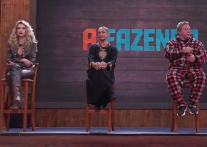 Stephanie, Giovanna e Sérgio estão na Roça