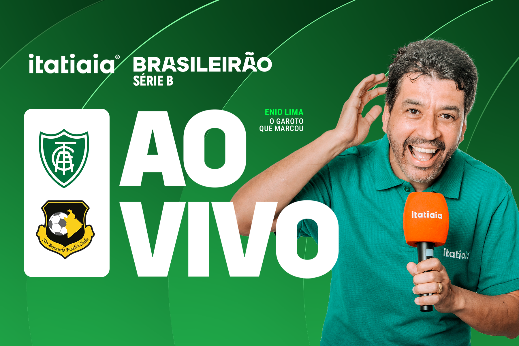 América x São Bernardo: assista, ao vivo, à transmissão da Itatiaia