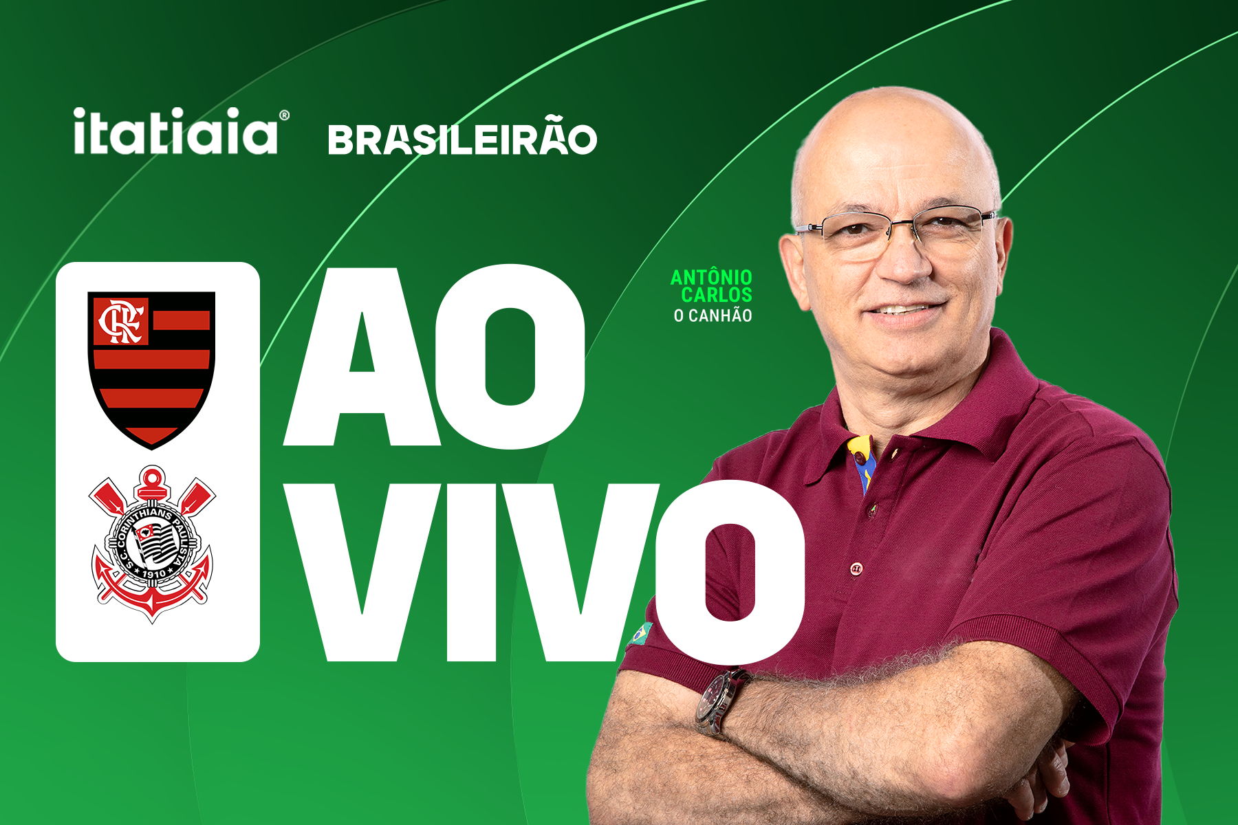 Flamengo x Corinthians: assista, ao vivo, à transmissão da Itatiaia