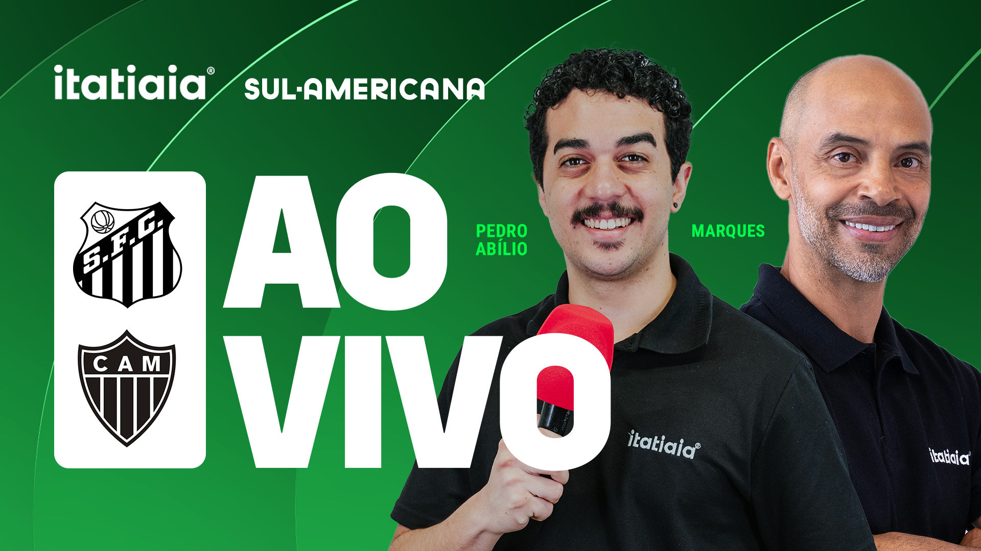 Santos x Atlético: assista, ao vivo, à transmissão da Itatiaia