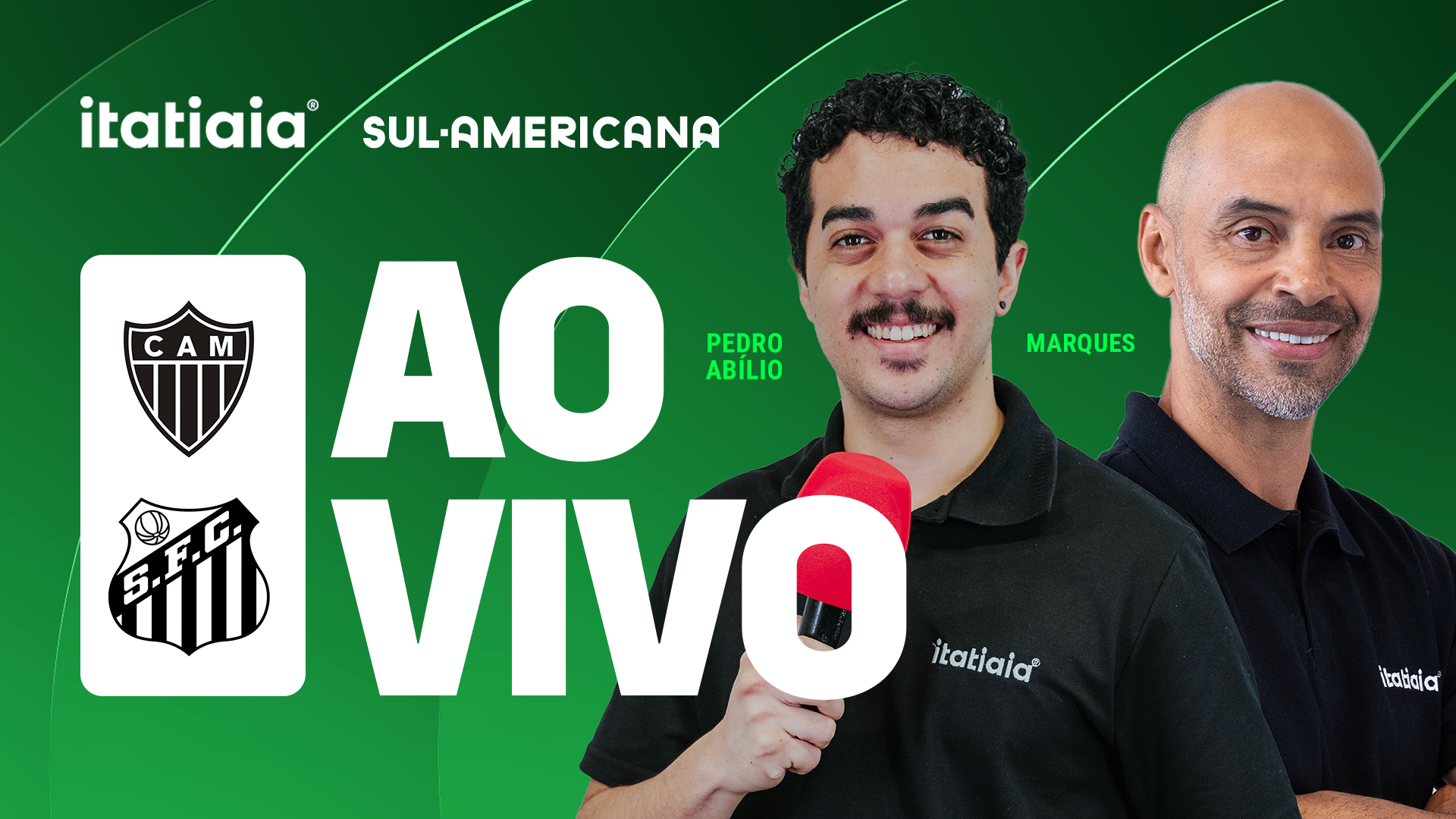 Atlético x Santos: assista, ao vivo, à transmissão da Itatiaia