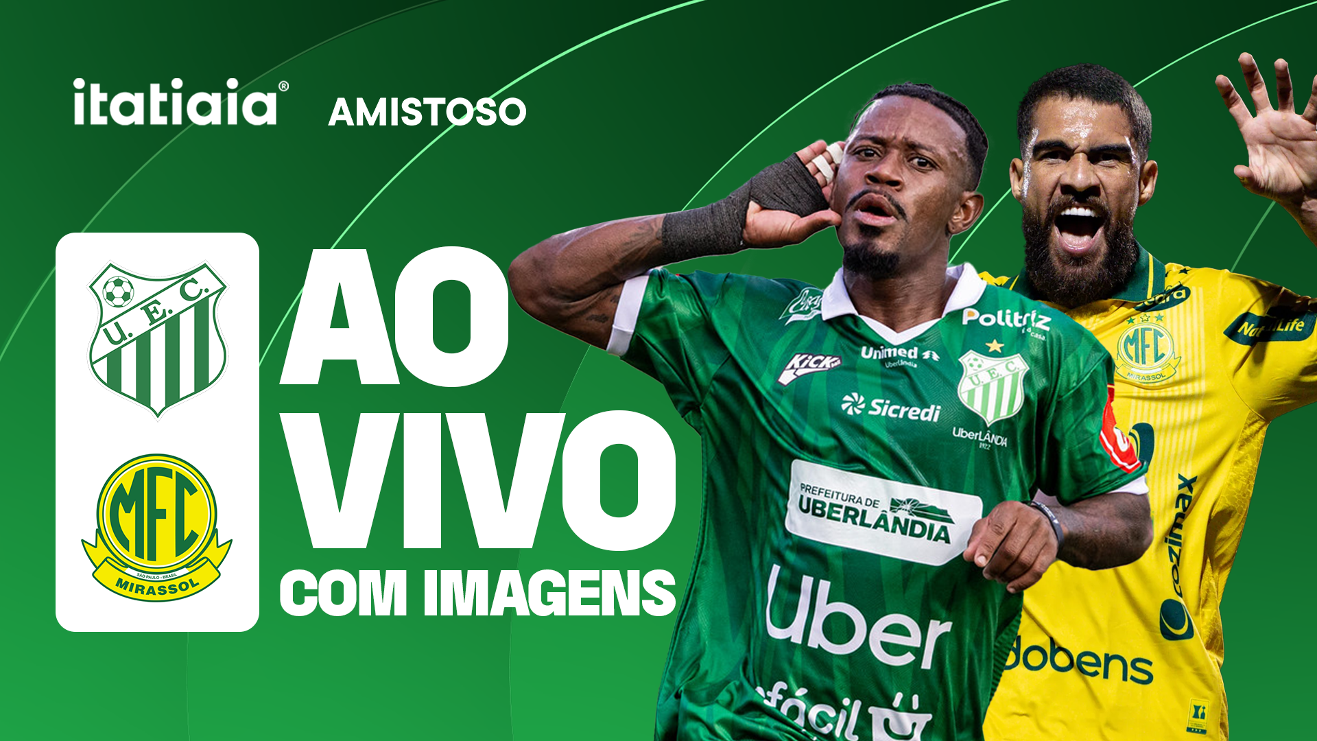 Uberlândia x Mirassol: assista, ao vivo com imagens, ao amistoso no Parque do Sabiá