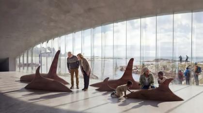 Museu The Whale terá exposições sobre baleias, além de espaços voltados à arte, à ciência e à contemplação