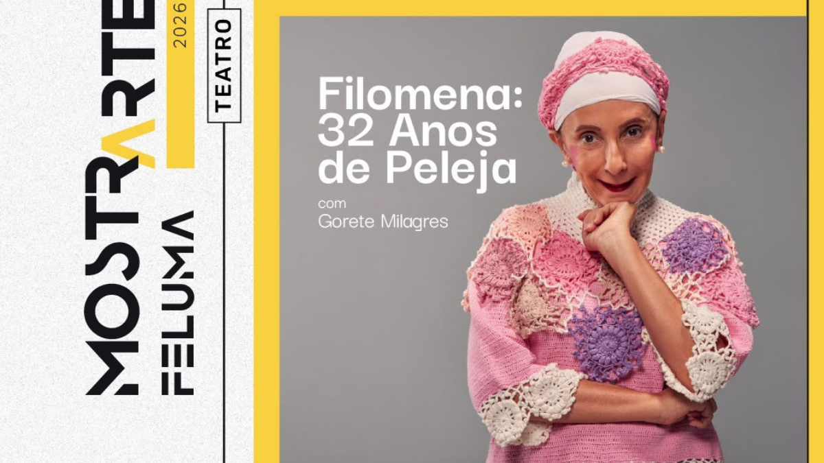 Gorete Milagres celebra 32 anos da personagem Filomena com espetáculo e oficina gratuitos em BH