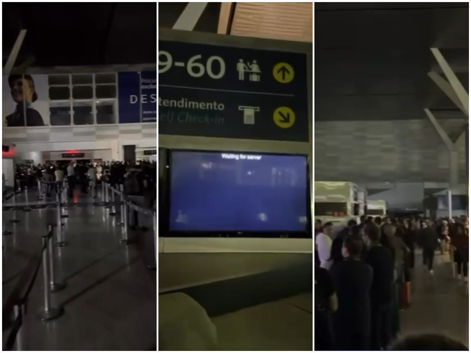 Falta de energia causa atrasos em voos no Aeroporto de Viracopos, em Campinas-SP
