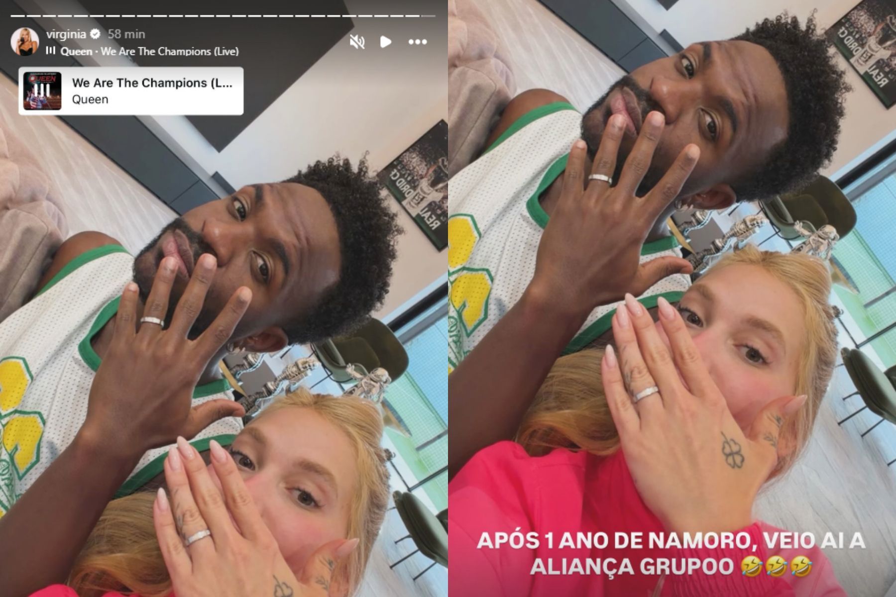 Vini Jr dá novo passo em relação com Virginia e influenciadora comemora: ‘Veio aí’