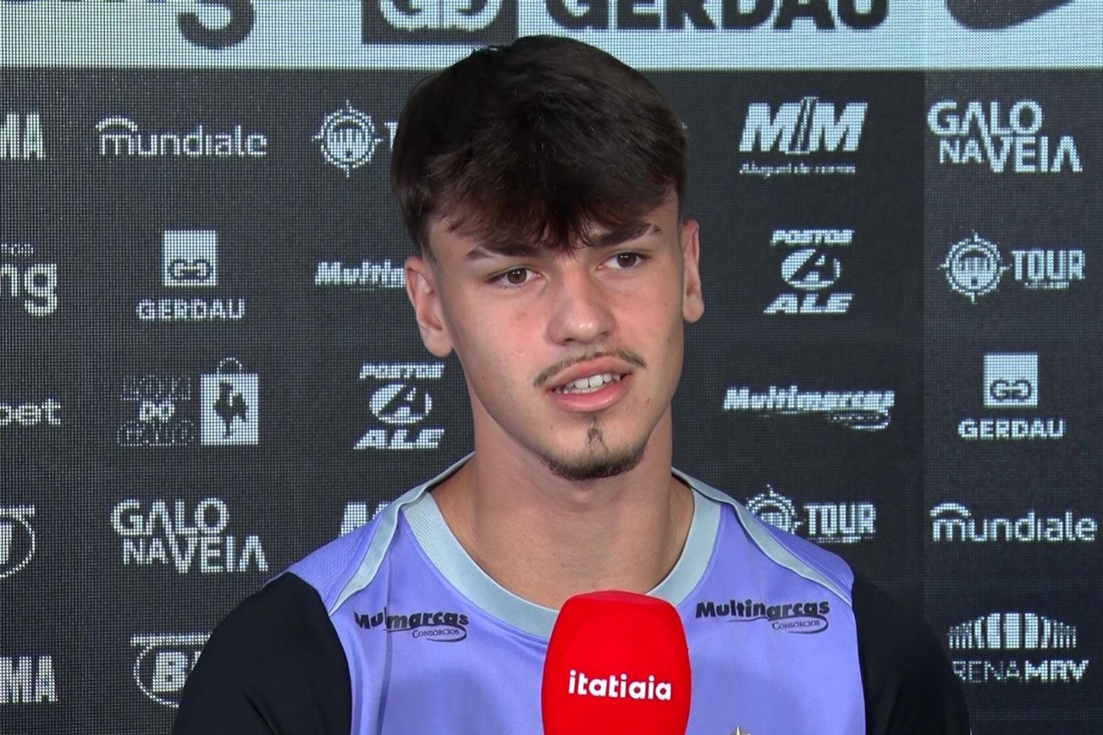 Provocaram? Vitão, do Atlético, conta como foi marcar Kaio Jorge e Gabigol