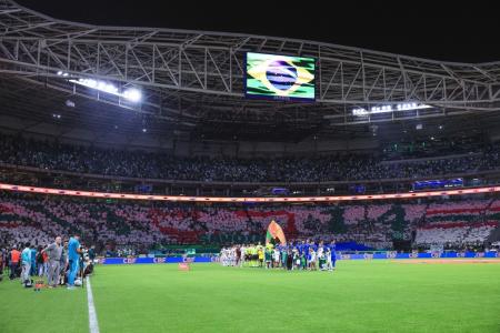 Nubank Parque preparado para jogo do Palmeiras