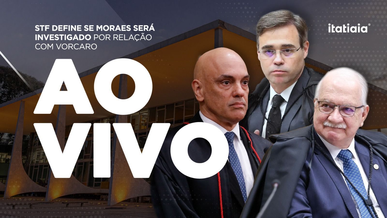 Crise no STF: assista, ao vivo, à transmissão da sessão histórica que discute o caso Moraes