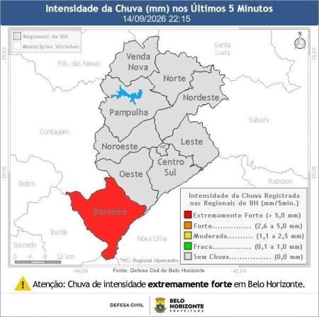 • Divulgação / Defesa Civil