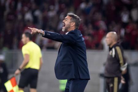 Artur Jorge contra o Flamengo na Libertadores