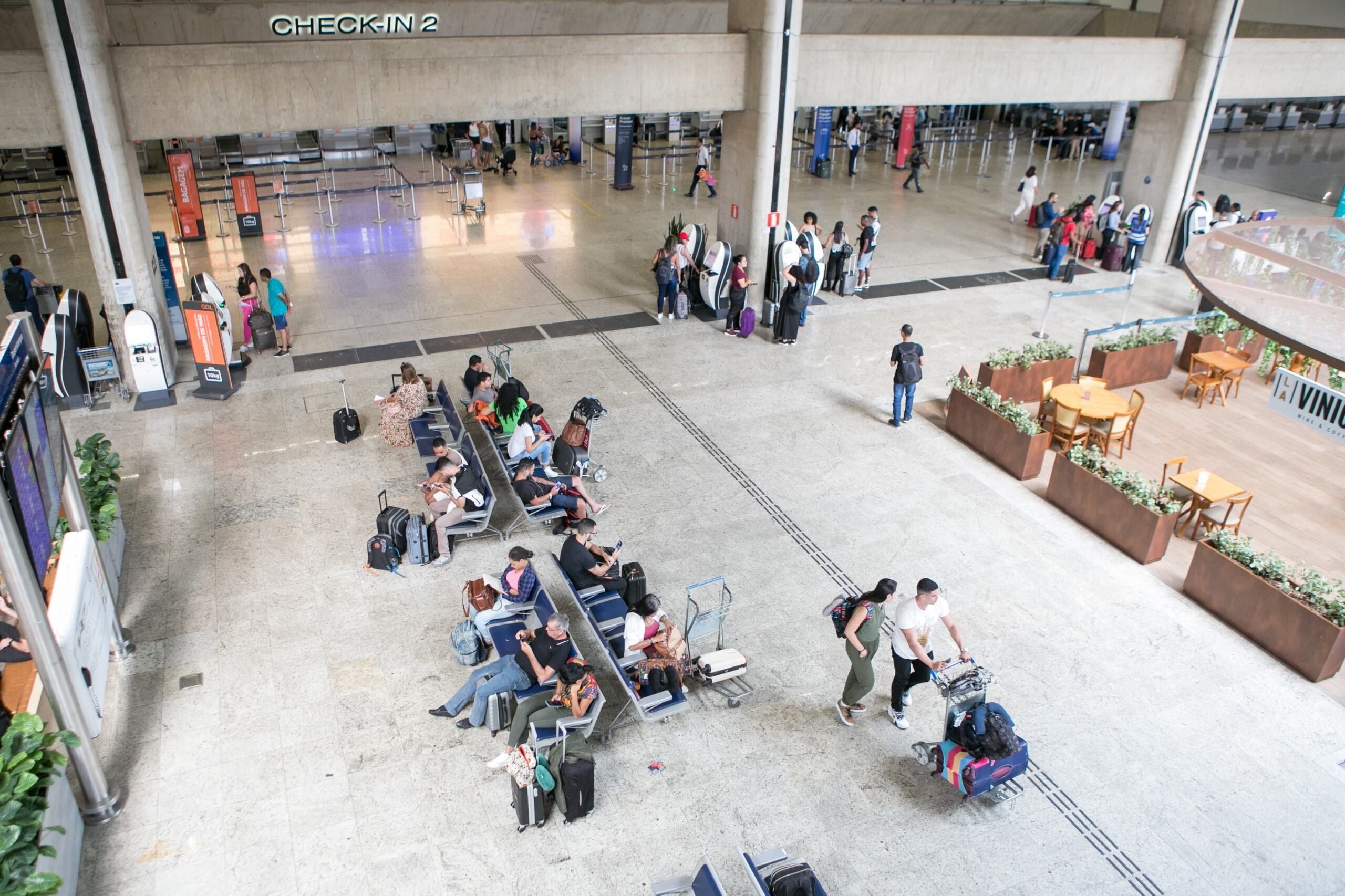 Aeroporto de BH espera cerca de 1,1 milhão de passageiros em setembro