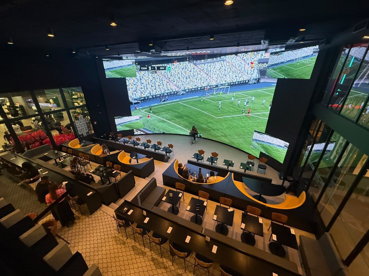Bar da Massa, na sede do Atlético, abre as portas para primeiro evento teste
