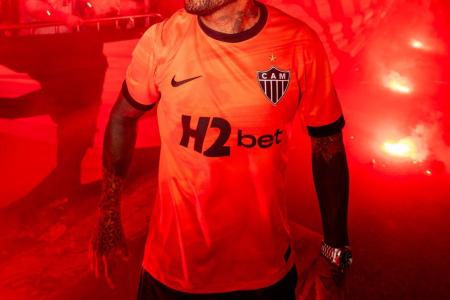 Camisa 3 do Atlético que será estreada contra o Santos na Vila