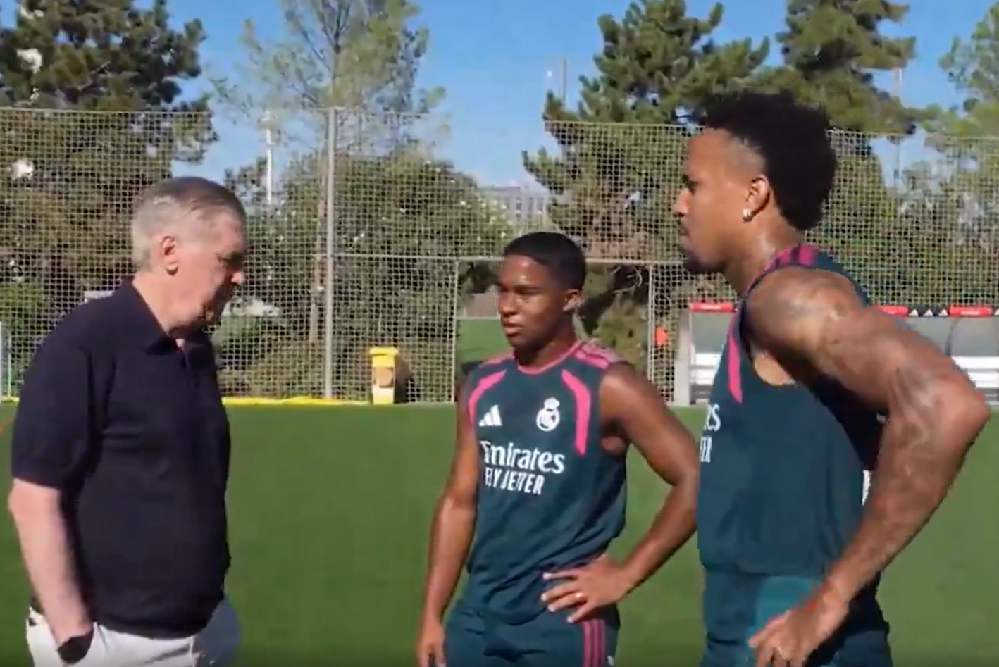 Ancelotti visita CT do Real e mira recuperar trio brasileiro antes de amistosos