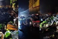BR-135: batida de frente entre carretas mata um e fere outro em Corinto