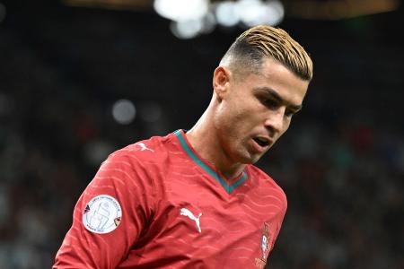 Cristiano Ronaldo em ação por Portugal na Nations League