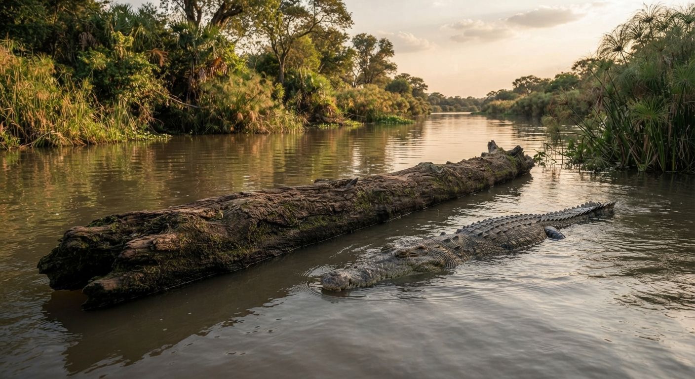 Provérbio africano: "Por mais tempo que o tronco permaneça na água, ele nunca se transforma em crocodilo"