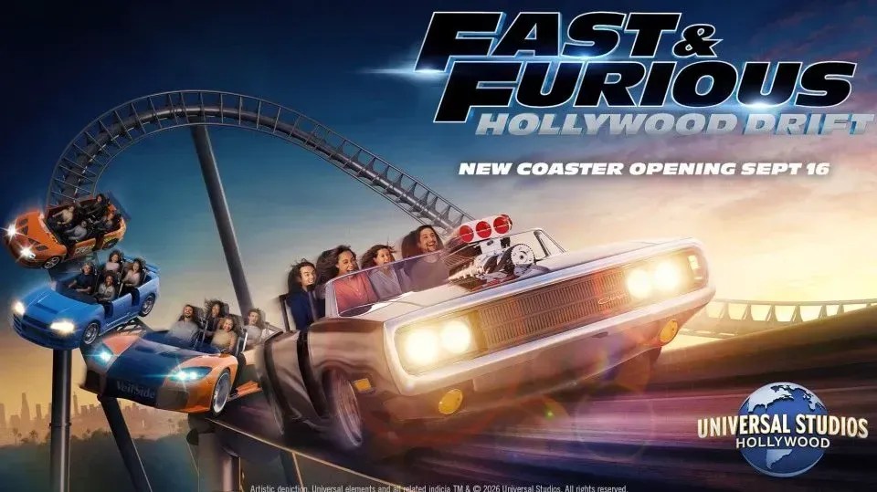 Universal Studios anuncia abertura de montanha-russa de Velozes e Furiosos