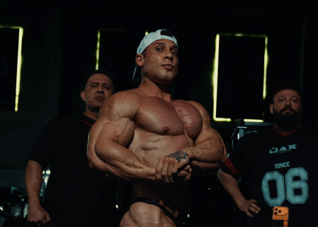 Ramon Dino em preparação para o Mr. Olympia 2026