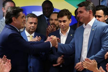Domingos Sávio e Flávio Bolsonaro